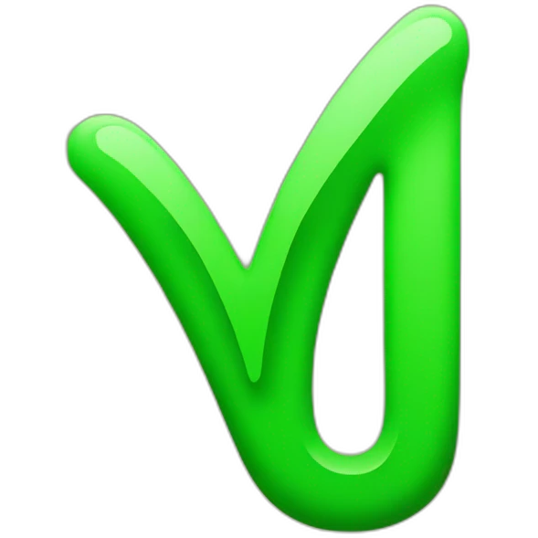 Green tick mark emoji