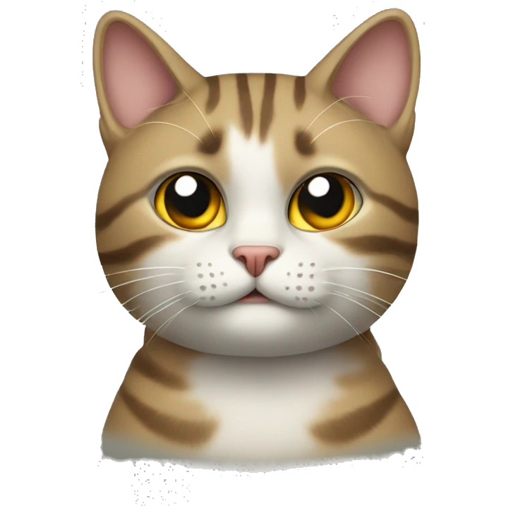 Cat with PTSD from the War emoji