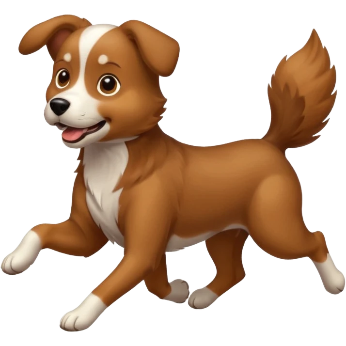 dog running emoji