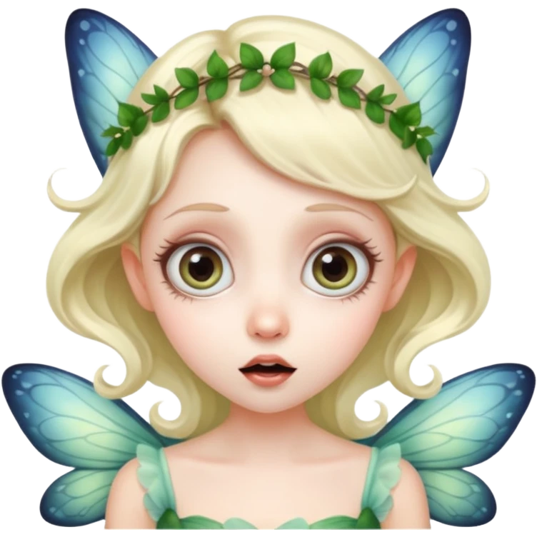 surprised fairy emoji