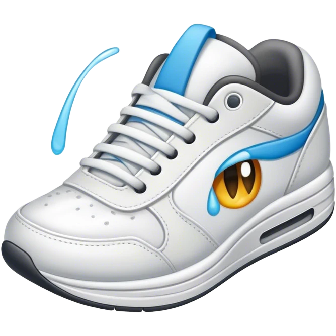 crying sneaker emoji