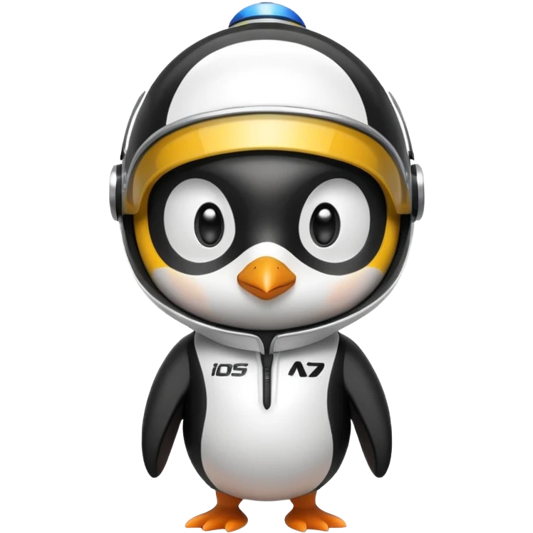 penguen yarışçı emoji