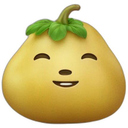 Souris sur une patate emoji