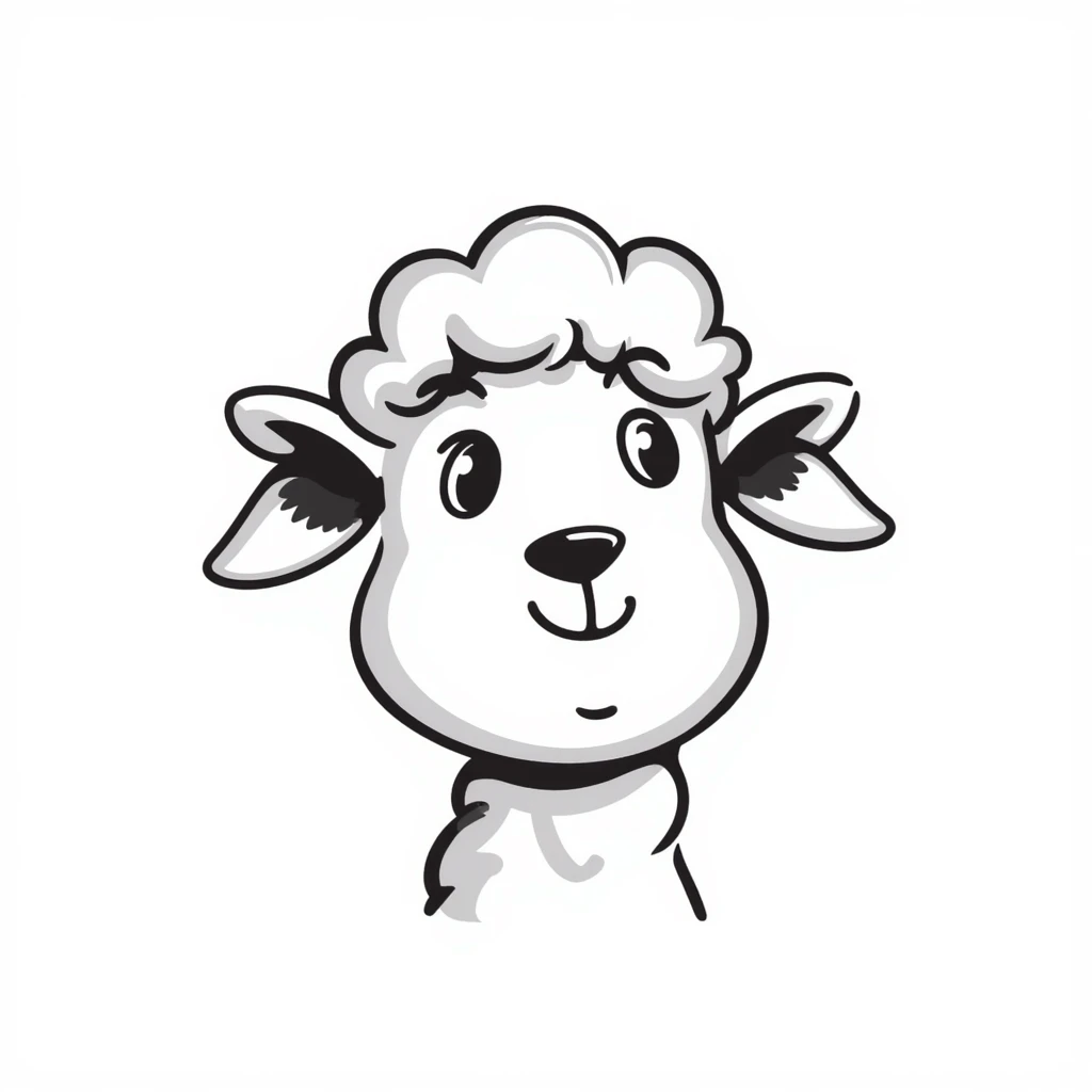 sheep face emoji