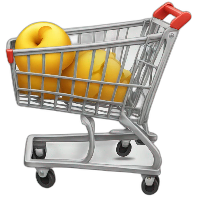 Shopping cart emoji