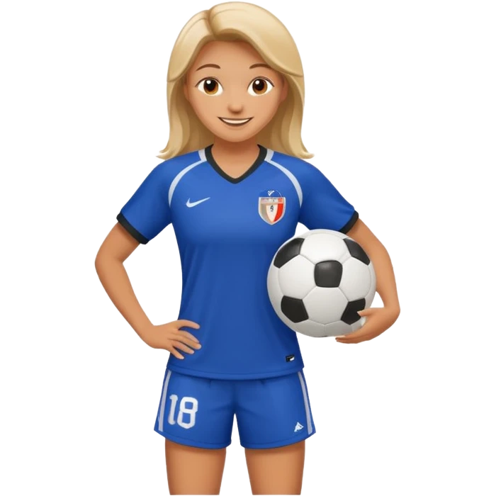 woman soccer player emoji