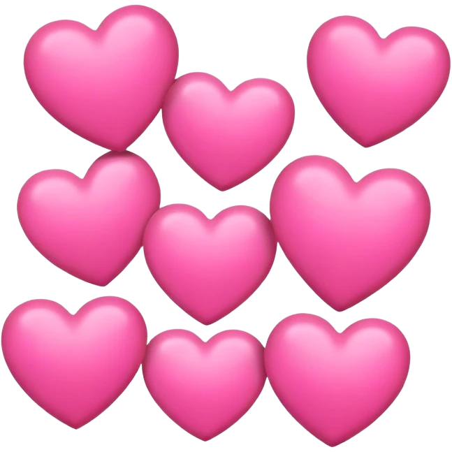 Cute hearts emoji