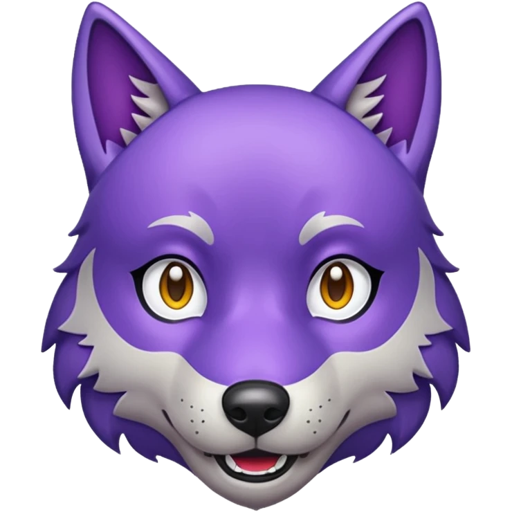 emoji of purple wolf emoji