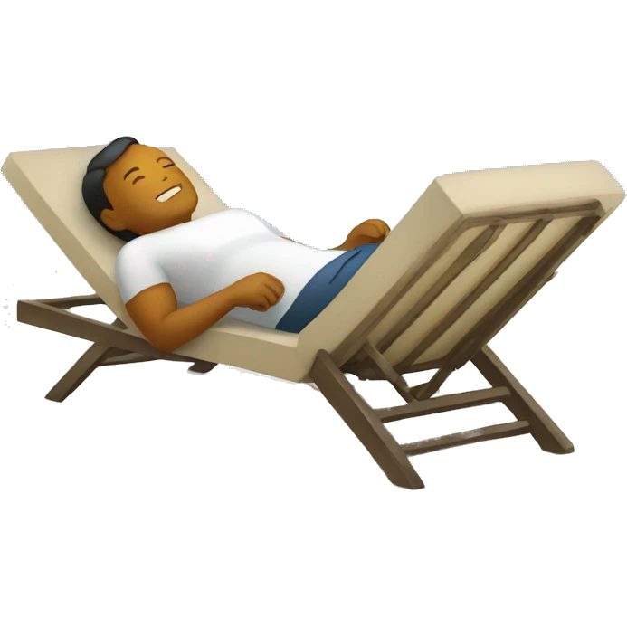 person on lounger emoji