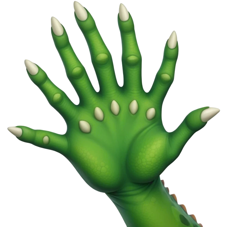 dinosaur hand emoji