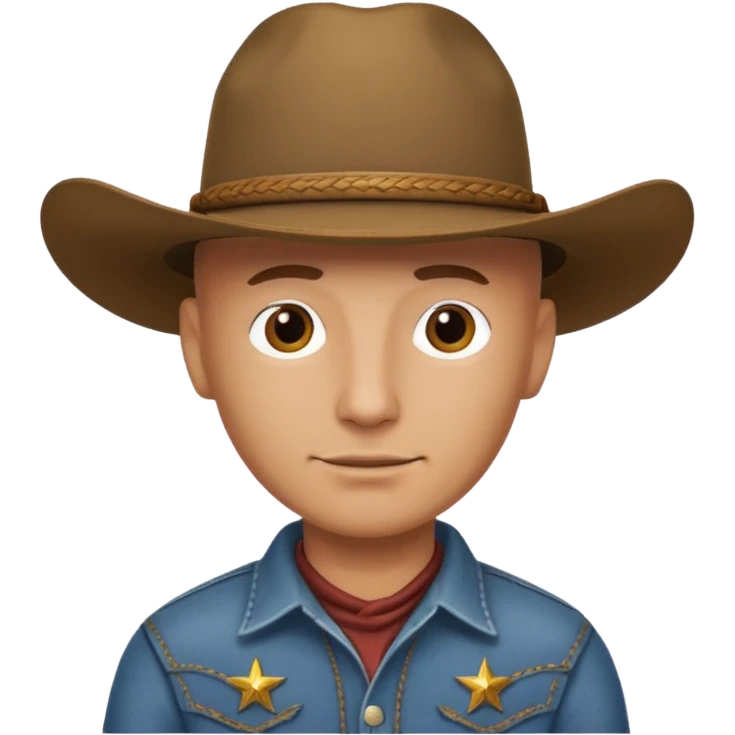 cow boy bald emoji