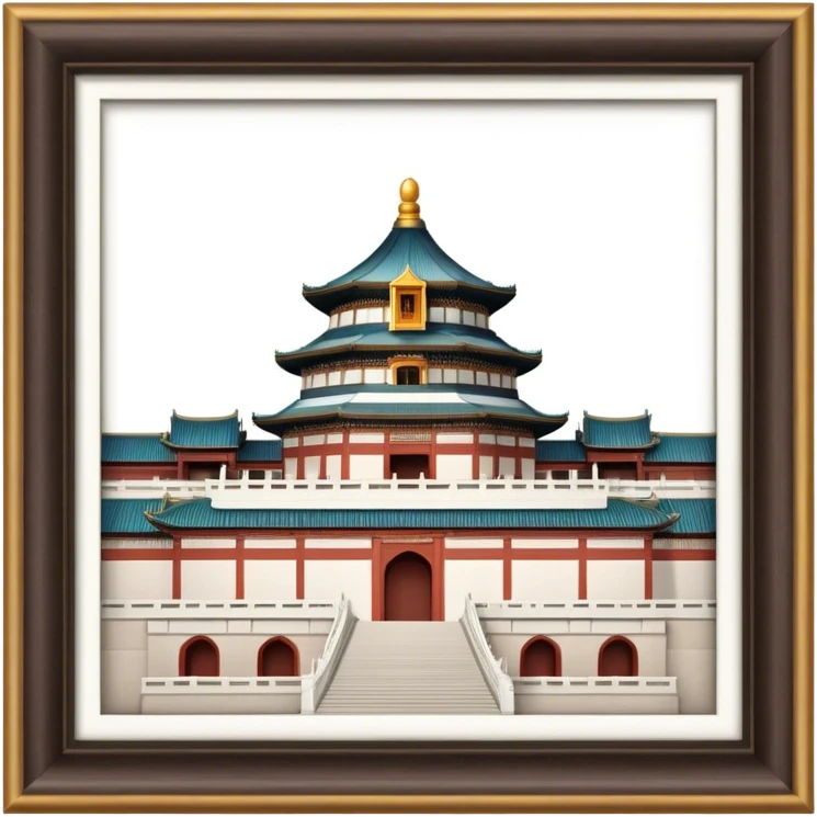 Cinematic Realistic Imperial City of Hu·∫ø Landmark Emoji, showcasing historic palaces and temples rendered with intricate textures and regal, soft lighting. emoji
