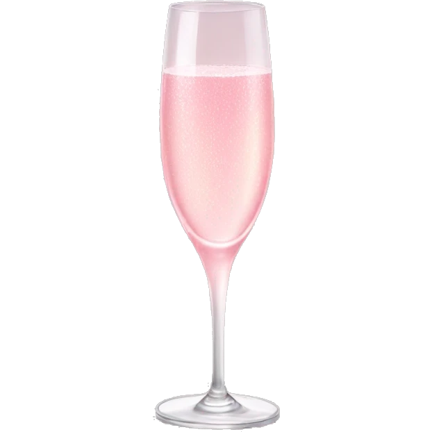 Pink champagne  emoji