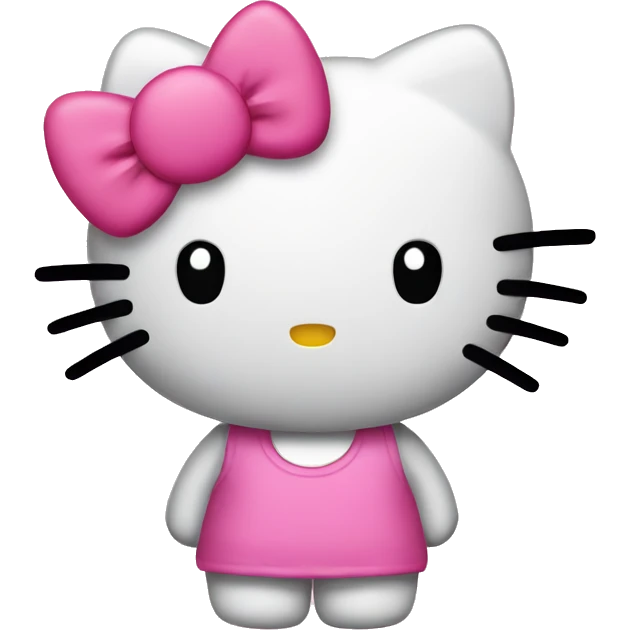 Hello kitty with big butt emoji