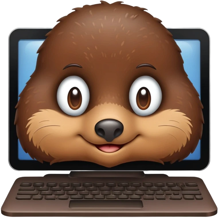 mole on computer  emoji