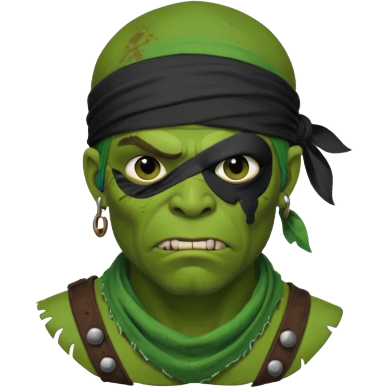 ork pirate man emoji