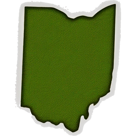 Ohio state border shape emoji