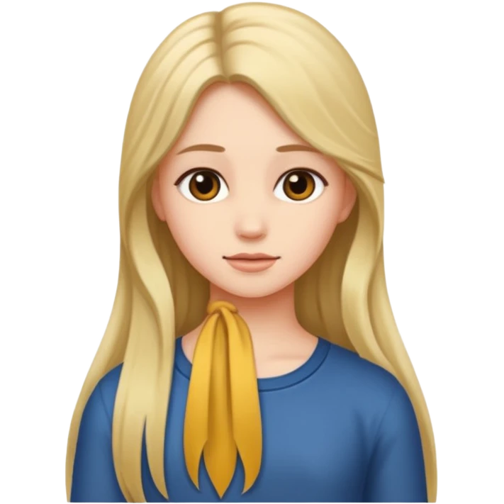 girl with back  emoji
