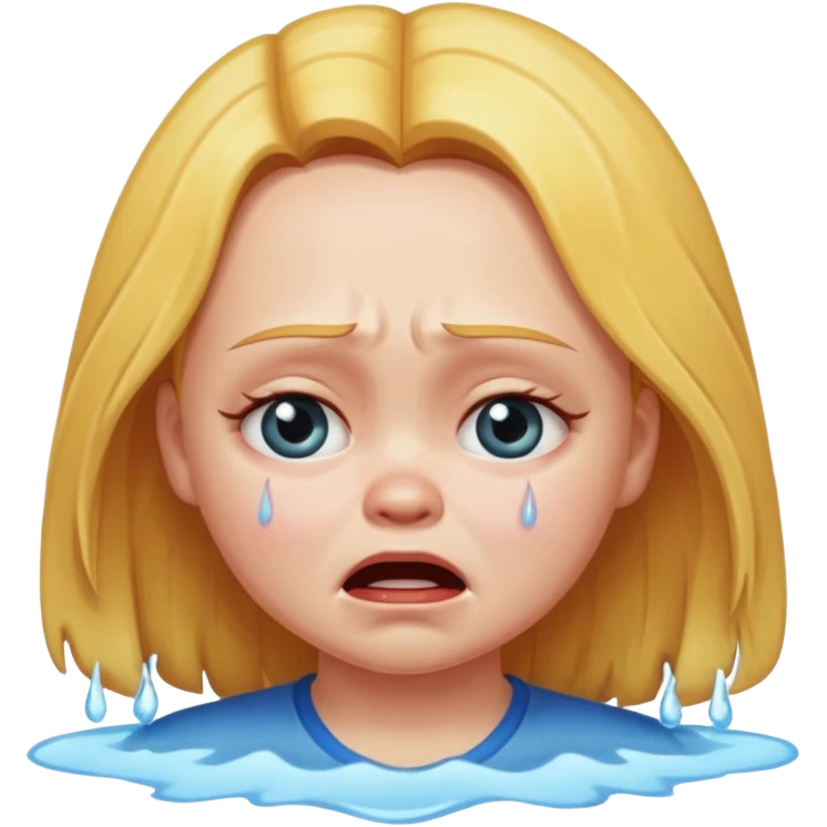 Girl name chucky crying and flooding the place emoji