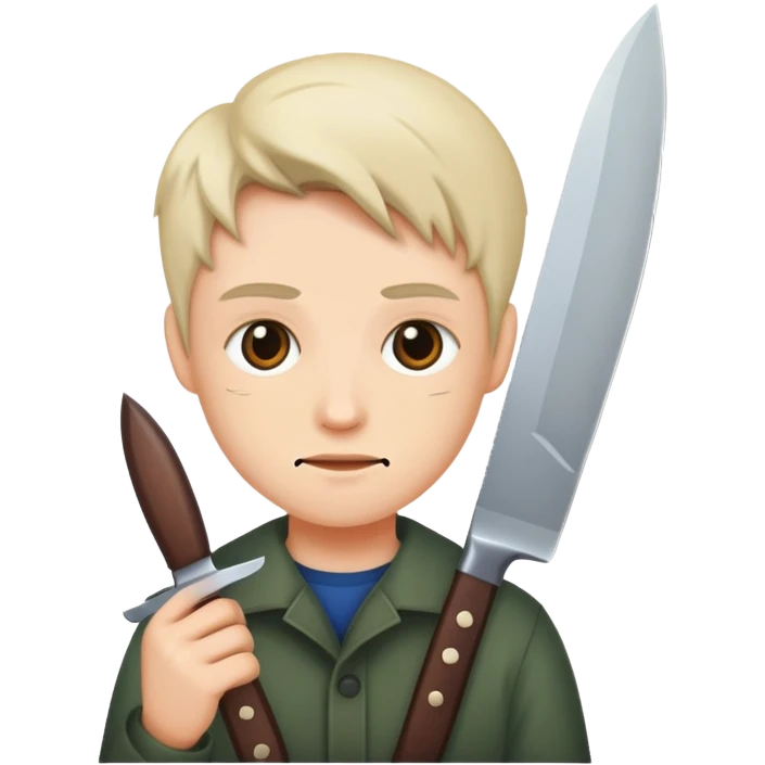 A eule with nife emoji