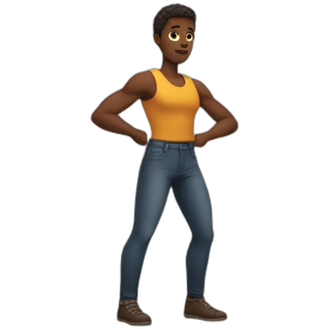 Power stance emoji