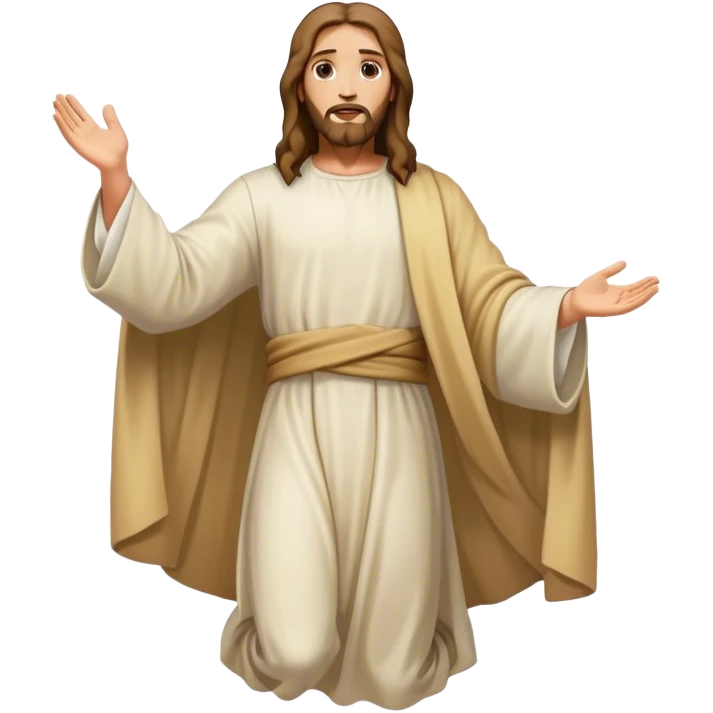 jesus levitating  emoji