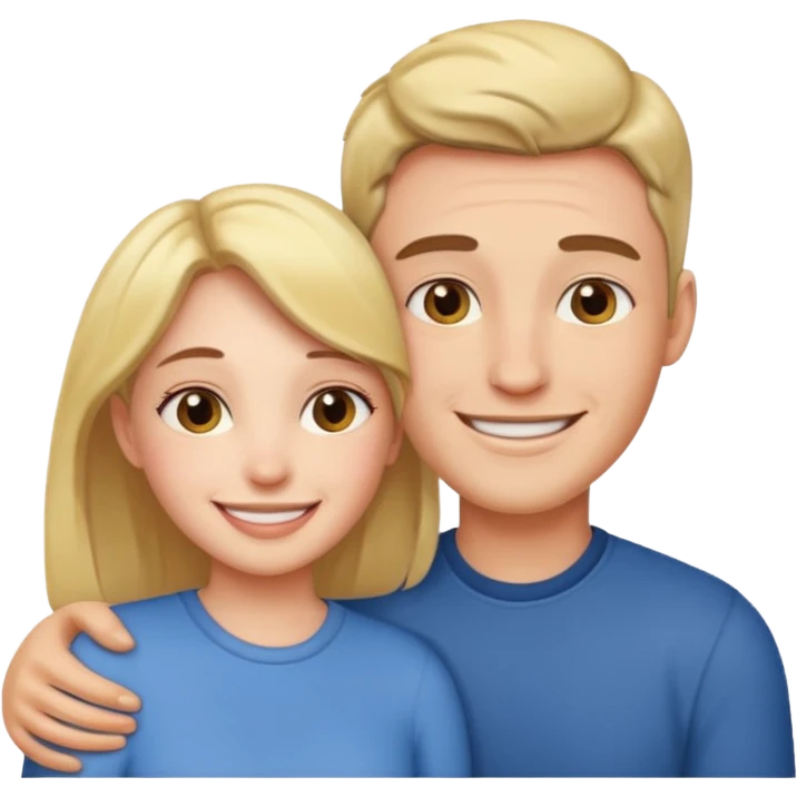 Male and female making love emoji