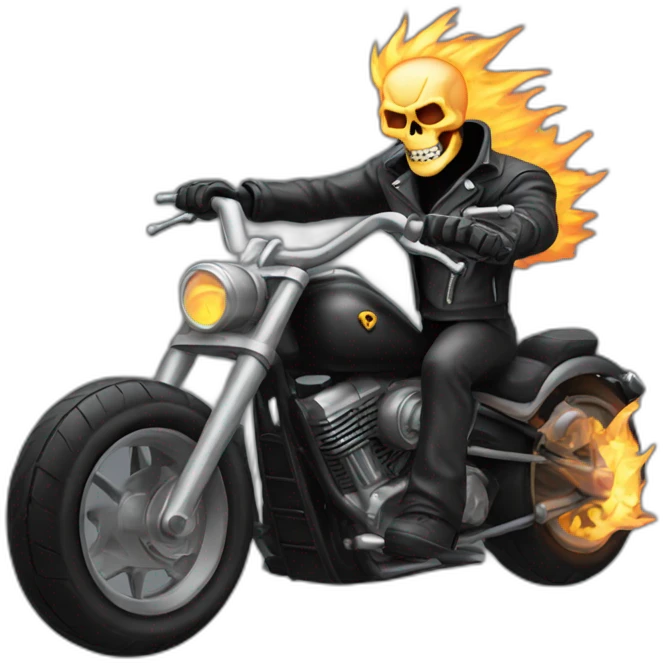 Dire Ghost rider emoji