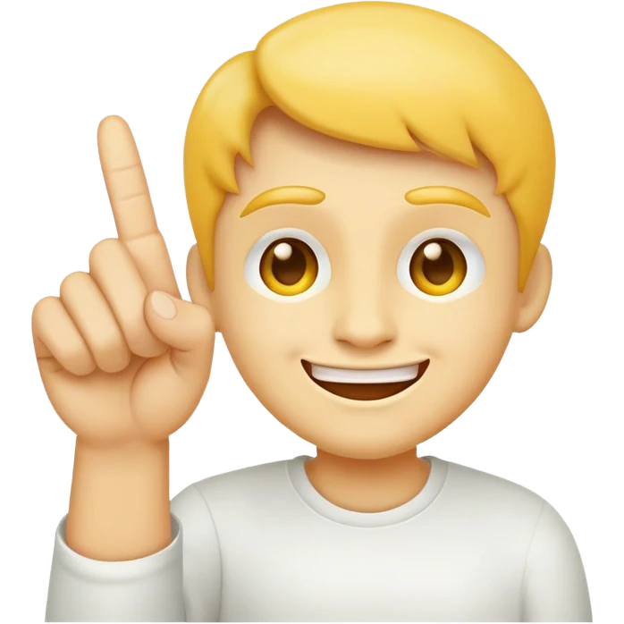 classic yellow face with a mischievous grin holding up the middle finger emoji