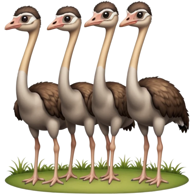 ostriches emoji