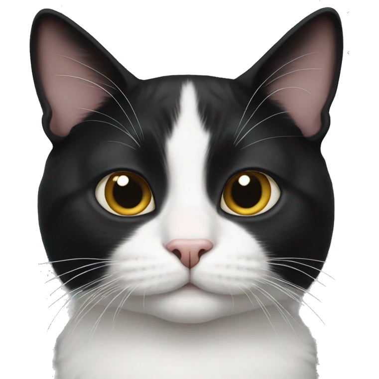 Tuxedo cat  emoji