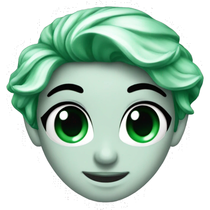 Diamante verde esmeralda  emoji