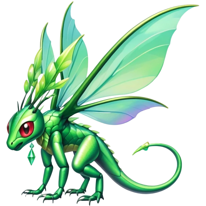 Shiny Exotic Flygon-Celebi-Scyther-Hybrid-Creature emoji