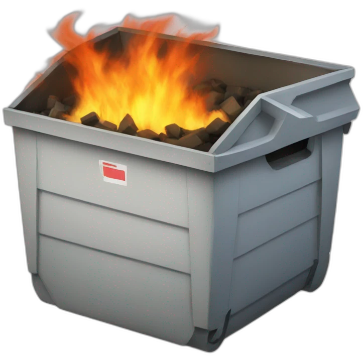 dumpster fire emoji