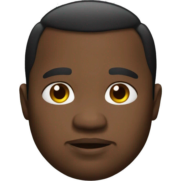 fat black man emoji emoji