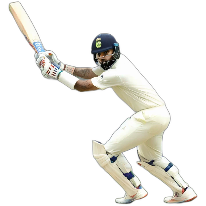 Virat kohli playing cover drive emoji