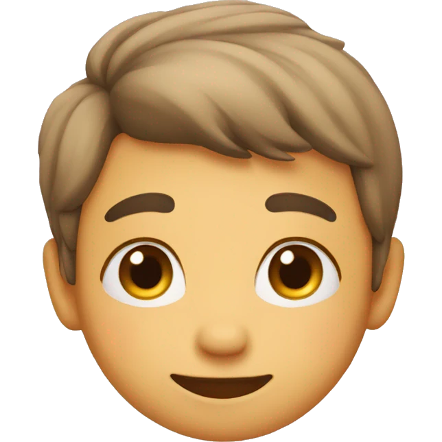 Boy blushes  emoji