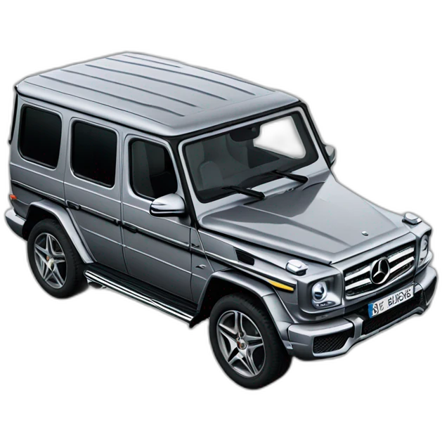 Car Mercedes classe g grey  emoji
