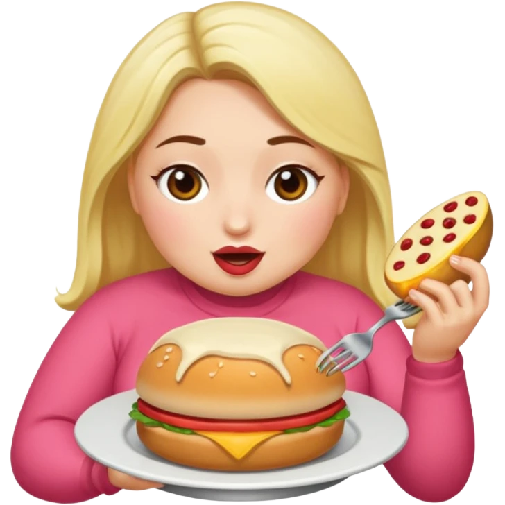 Eating a pawg emoji