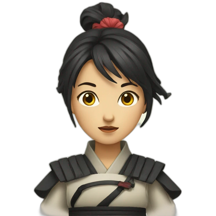 samourai girl emoji