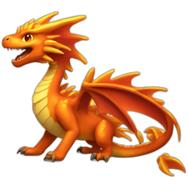Dracaufeu shiny emoji