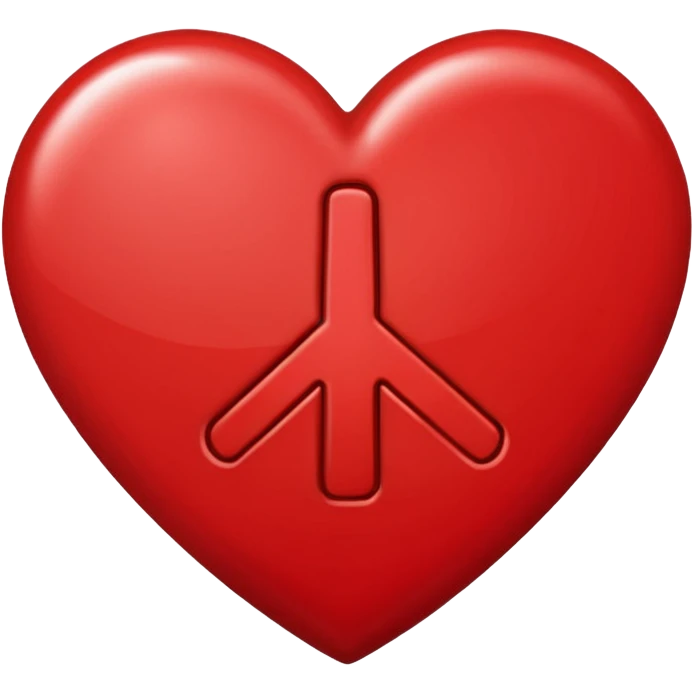 peace heart emoji