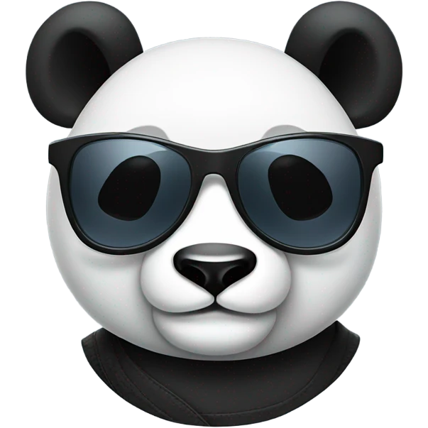 Panda with sunglasses  emoji