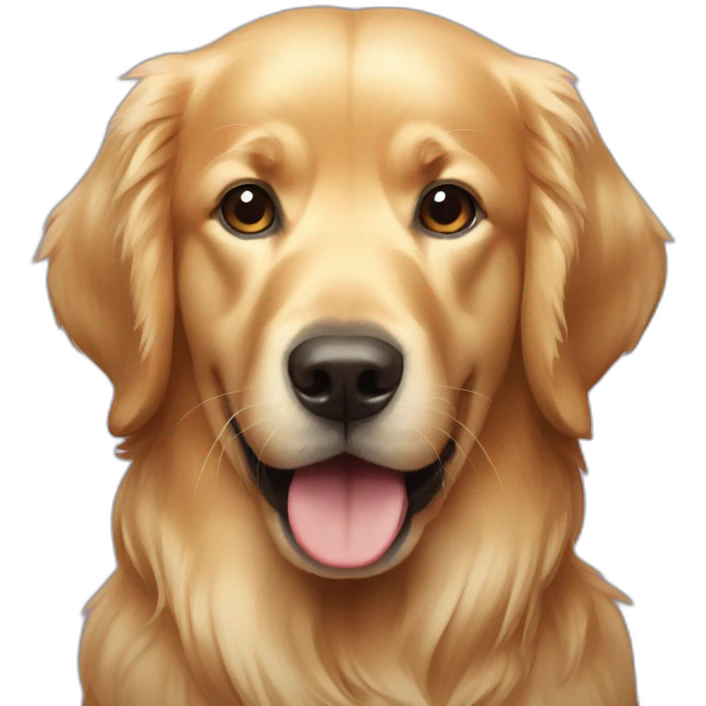 Golden Retriever Birthday  emoji