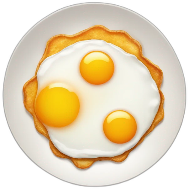 fried egg in a plate emoji