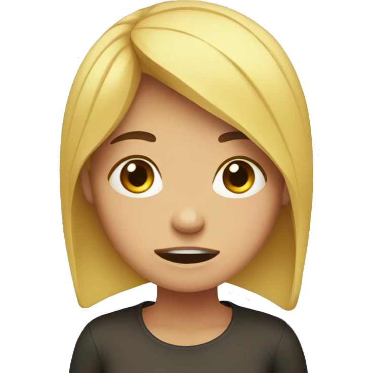 Girl crying  emoji
