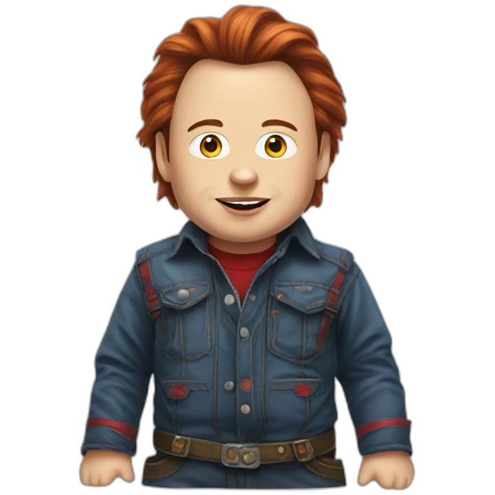 Elon musk as chucky emoji