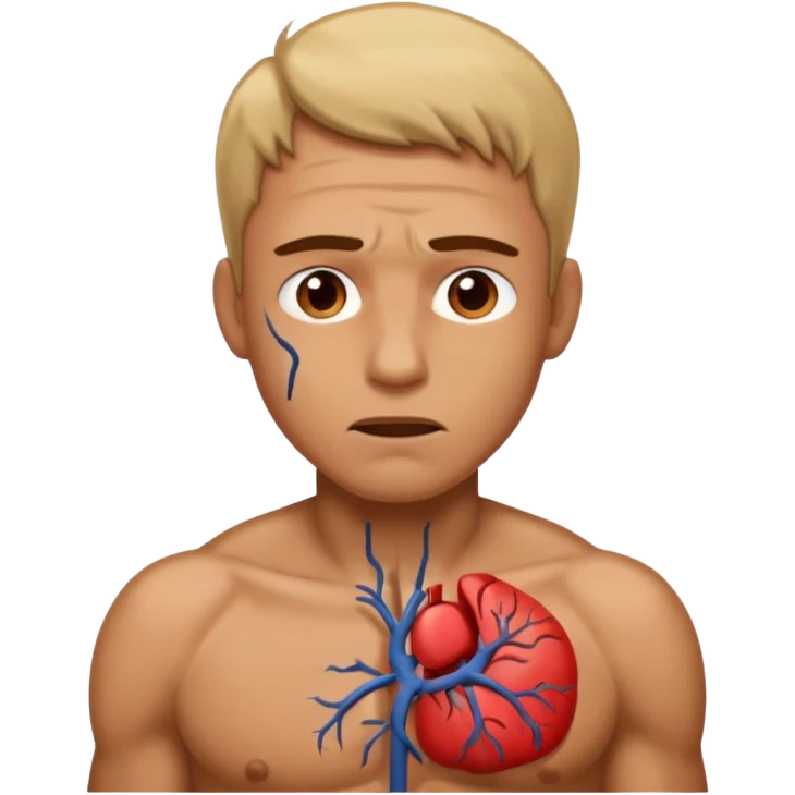 Guy strangling himself emoji