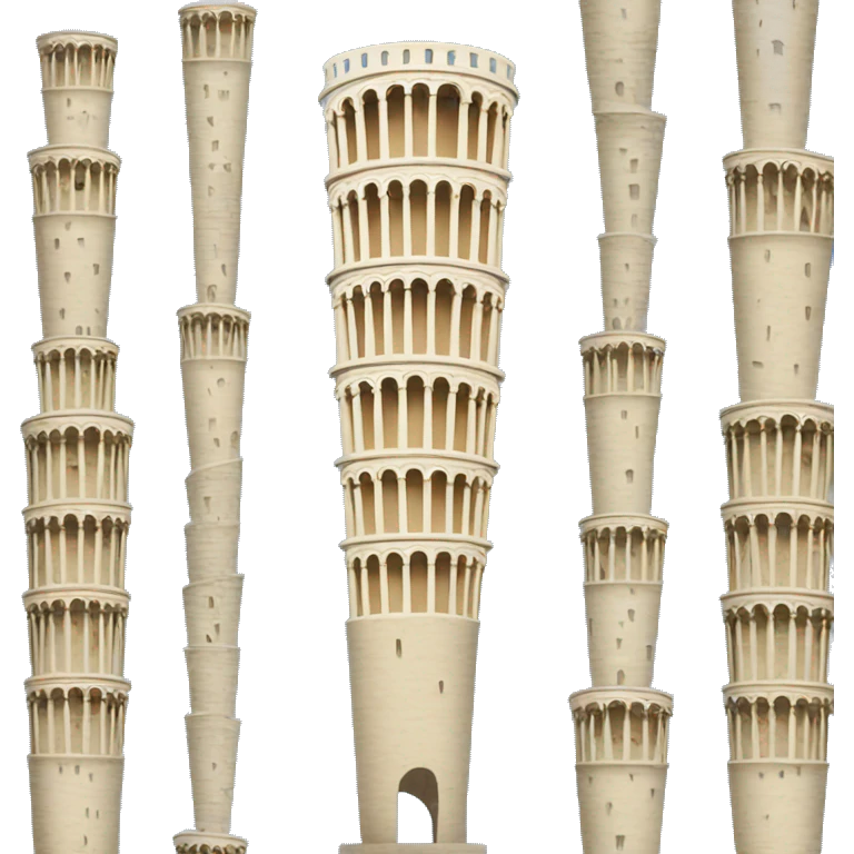 Pisa tower emoji