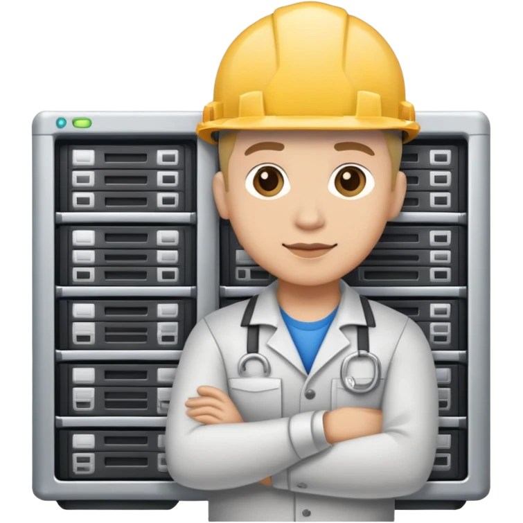 Engineer building rack emoji